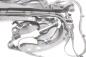 Preview: Bremssattel hinten links Mercedes C-KLASSE W202 0014205583 ATE ABS 1,8 Benzin gebraucht 1