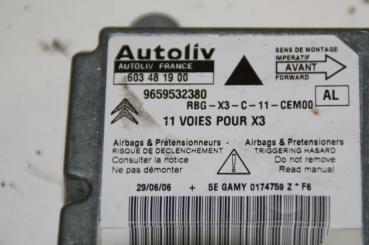 Preview: Steuergerät Aufprallsensor 9659532380 Citroen C5 2 RC