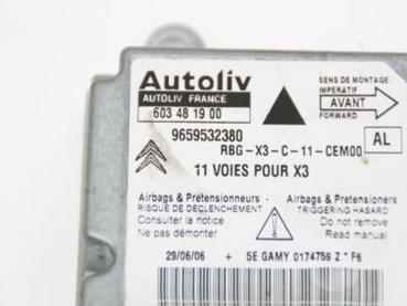 Preview: Steuergerät Aufprallsensor 9659532380 Citroen C5 2 RC