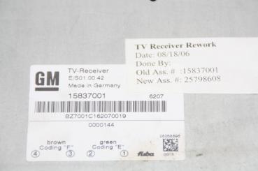 Preview: DVD-System Monitor 15837001 Cadillac SRX