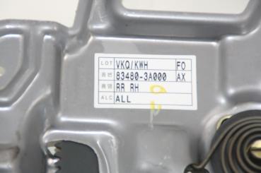 Preview: Fensterheber elektrisch hinten rechts 834803A000 Hyundai TRAJET