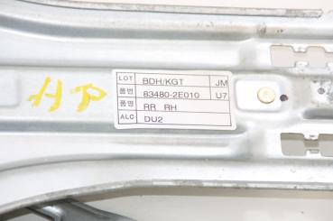 Preview: Fensterheber elektrisch hinten rechts 834802E010 Hyundai TUCSON 1