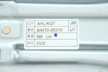 Preview: Fensterheber elektrisch hinten links 834702E010 Hyundai TUCSON 1