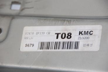 Fensterheber elektrisch hinten links 824701F120 Kia SPORTAGE 2 JE