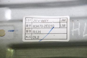 Preview: Fensterheber elektrisch hinten links 834702E010 Hyundai TUCSON 1