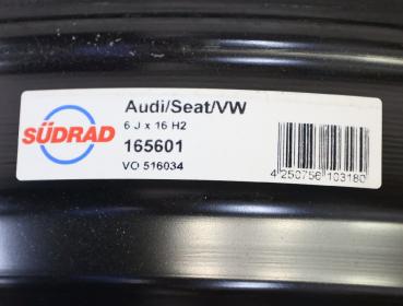 Preview: Felge Stahl vorn links VO516034 Audi A3 Sportback 8V
