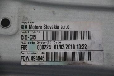 Preview: Fensterheber elektrisch hinten rechts 834800Z050 Kia SPORTAGE 2 JE