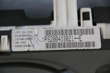 Kombiinstrument P8200418021E Renault MODUS