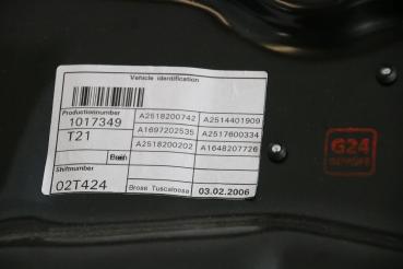 Preview: Fensterheber elektrisch vorn links 2518200742 Mercedes R-KLASSE W251