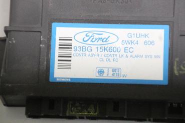 Preview: Steuergerät Zentralverriegelung 93BG15K600EC Ford MONDEO 1