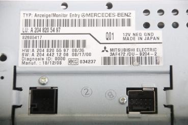 Preview: Kombiinstrument 2048205497 Mercedes C-KLASSE W204