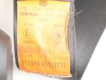 Preview: Sicherheitsgurt hinten rechts 1E0857805 VW GOLF 3 Cabrio