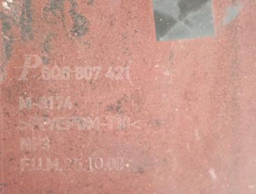 Stoßstange hinten 6Q6807421 VW POLO 4 9N