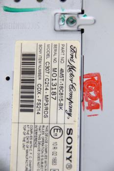 Preview: Radio / CD 4M5T18C815BK Ford FOCUS 2 Turnier