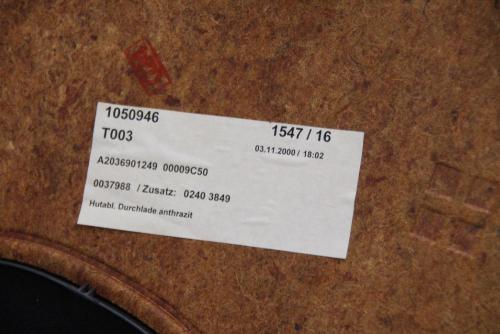 Preview: Hutablage 2036901249 Mercedes C-KLASSE W203