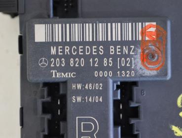 Preview: Steuergerät Karosserie 2038201285 Mercedes C-Klasse S 203 Kombi