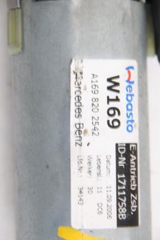 Preview: Schiebedach Motor 1698202542 Mercedes B-KLASSE W245