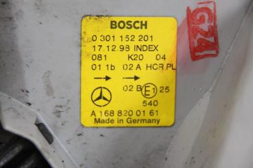 Preview: Scheinwerfer links 1688200161 Mercedes A-KLASSE W168