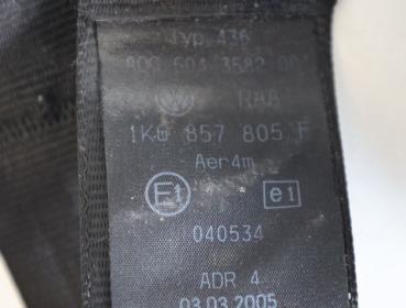 Preview: Sicherheitsgurt hinten links 1K6857805F VW GOLF 5