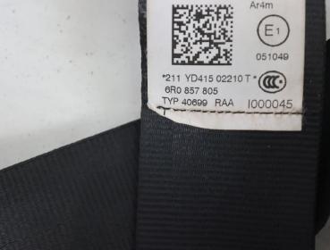 Preview: Sicherheitsgurt hinten links 6R0857805 VW POLO 5 6R