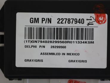 Preview: Steuergerät sonstige 22787940 Chevrolet CAPTIVA