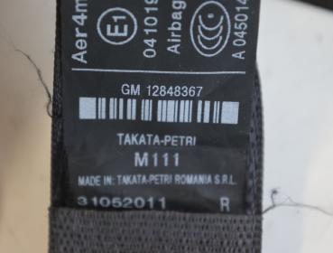Preview: Sicherheitsgurt vorn rechts 12848367 Opel INSIGNIA A