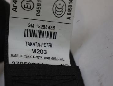 Preview: Sicherheitsgurt hinten rechts 13288436 Opel INSIGNIA A