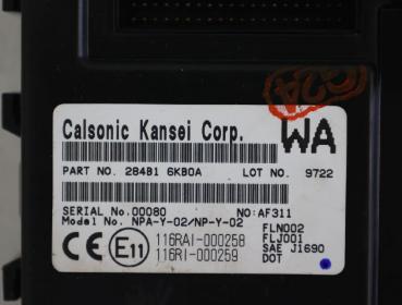 Preview: Steuergerät sonstige 284B16KB0A Nissan NAVARA D23