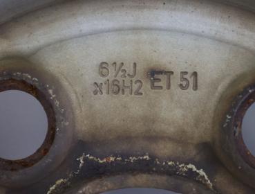 Preview: Felge Stahl hinten links 7H0601027D VW T5 BUS