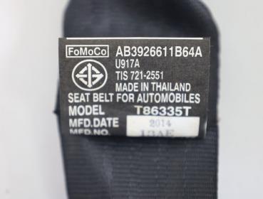 Preview: Sicherheitsgurt hinten AB3926611B64A Ford RANGER 3