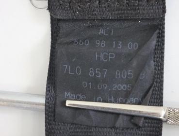 Preview: Sicherheitsgurt hinten links 7L0857805B VW TOUAREG 1 7L