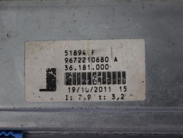 Preview: Fensterheber elektrisch vorn rechts 9672210680A Citroen C3 PICASSO
