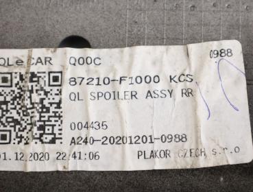 Spoiler Heck 87210F1000 Kia SPORTAGE 4