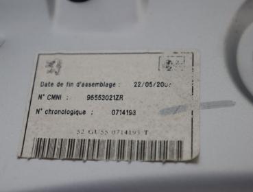 Preview: Heckdeckel 96553021ZR Peugeot 206 CC Cabrio