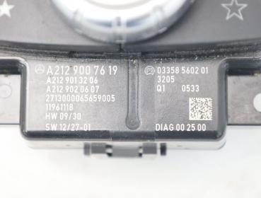 Preview: Schalter Radiobedienung Mercedes E-KLASSE T-Mod. (S212) (2.13-12.16) E 300 CDI/BlueTEC