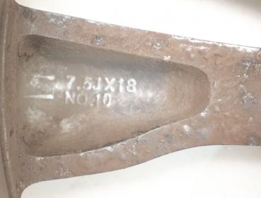 Preview: Felge Alu/Leichtmetall hinten links Hyundai SANTA FE III (DMA) (9.12-8.18) 2.2 CRDi 4WD
