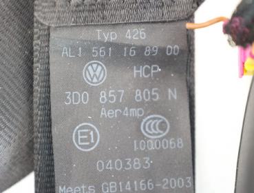Preview: Sicherheitsgurt hinten links 3D0857805N VW PHAETON 3D