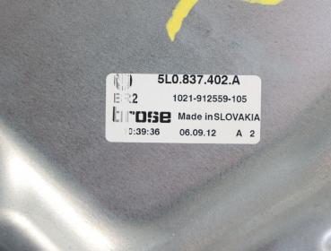 Preview: Fensterheber elektrisch vorn rechts 5L0837402A Skoda YETI