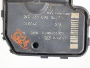 Preview: Drosselklappenstutzen 6510900470 Mercedes B-KLASSE W246