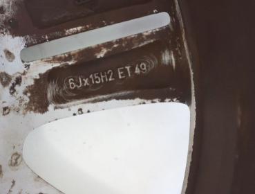 Felge Alu/Leichtmetall hinten links 13226744 Opel MERIVA A