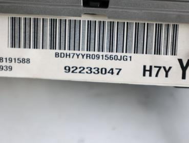 Preview: Kombiinstrument 92233047 Chevrolet CAMARO 5