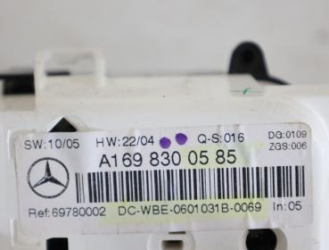 Preview: Klimabedienteil 1698300585 Mercedes B-KLASSE W245