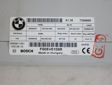 Preview: Steuergerät Karosserie 61357266665 BMW 5er Touring F11
