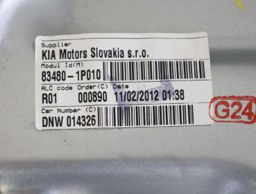Preview: Fensterheber elektrisch hinten rechts 834801P010 Kia VENGA