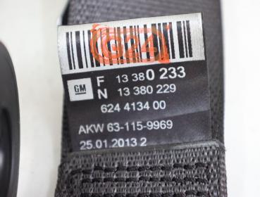 Preview: Sicherheitsgurt hinten 13380233 Chevrolet ORLANDO J309