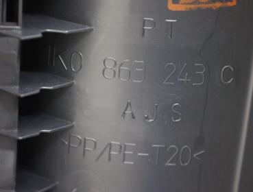 Mittelkonsole 1K0863243C VW SCIROCCO 3