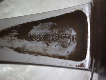 Preview: Felge Alu/Leichtmetall hinten rechts 3C8601025D VW SCIROCCO 3