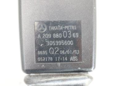 Preview: Gurtstraffer hinten links 2098600369 Mercedes CLK A209