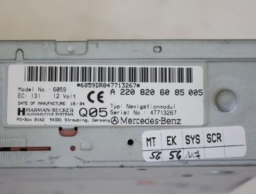 Preview: Navigationssystem 2208206085 Mercedes E-KLASSE S211