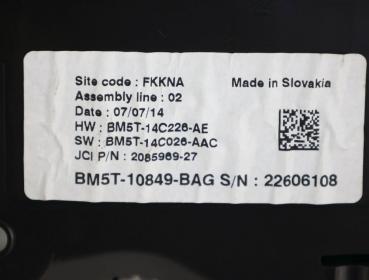 Kombiinstrument BM5T10849BAG Ford FOCUS 3 Turnier